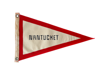 Nantucket Pennant - Red Trim