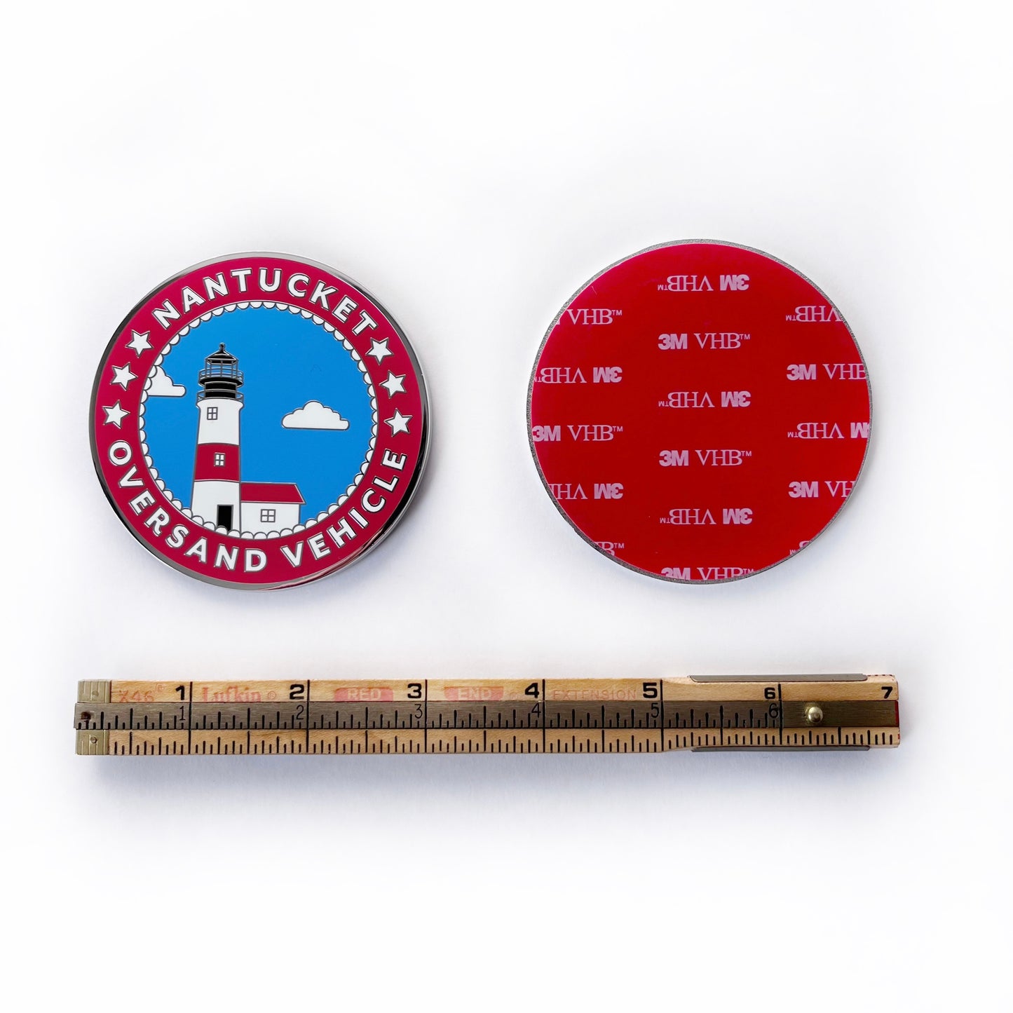 Nantucket Oversand Vehicle - Enamel Car Grille Badge