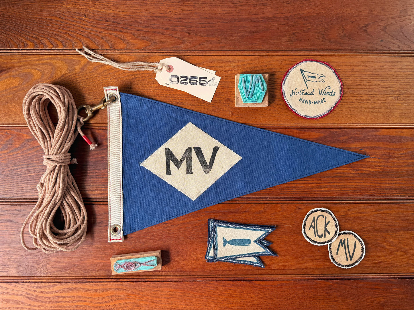MV- Marthas Vineyard Pennant
