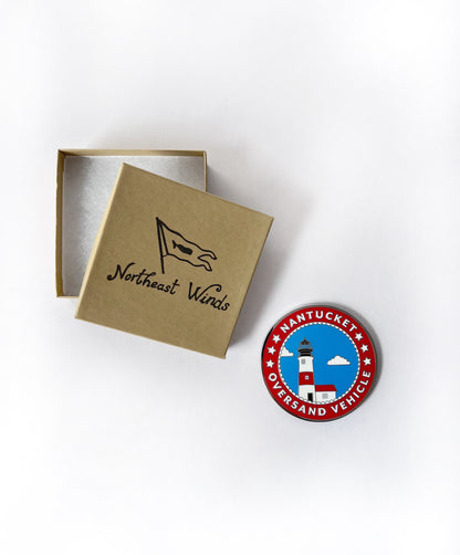 Nantucket Oversand Vehicle - Enamel Car Grille Badge