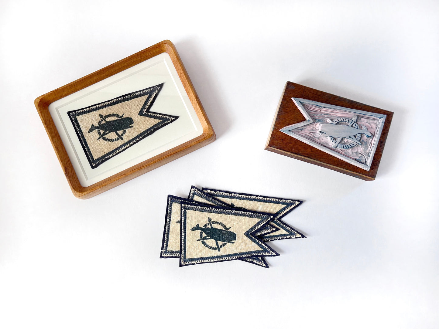 Nantucket Burgee Framed Patch