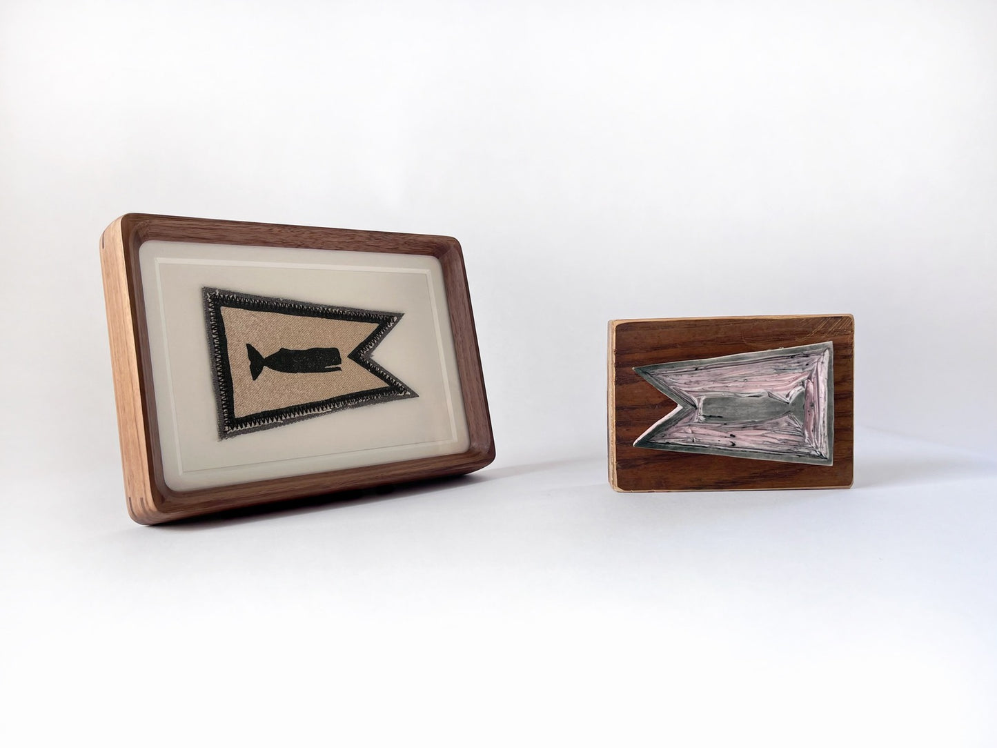 Whaling Burgee Framed Patch